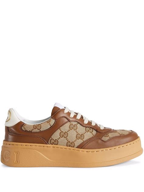 gucci gg embossed low-top sneakers